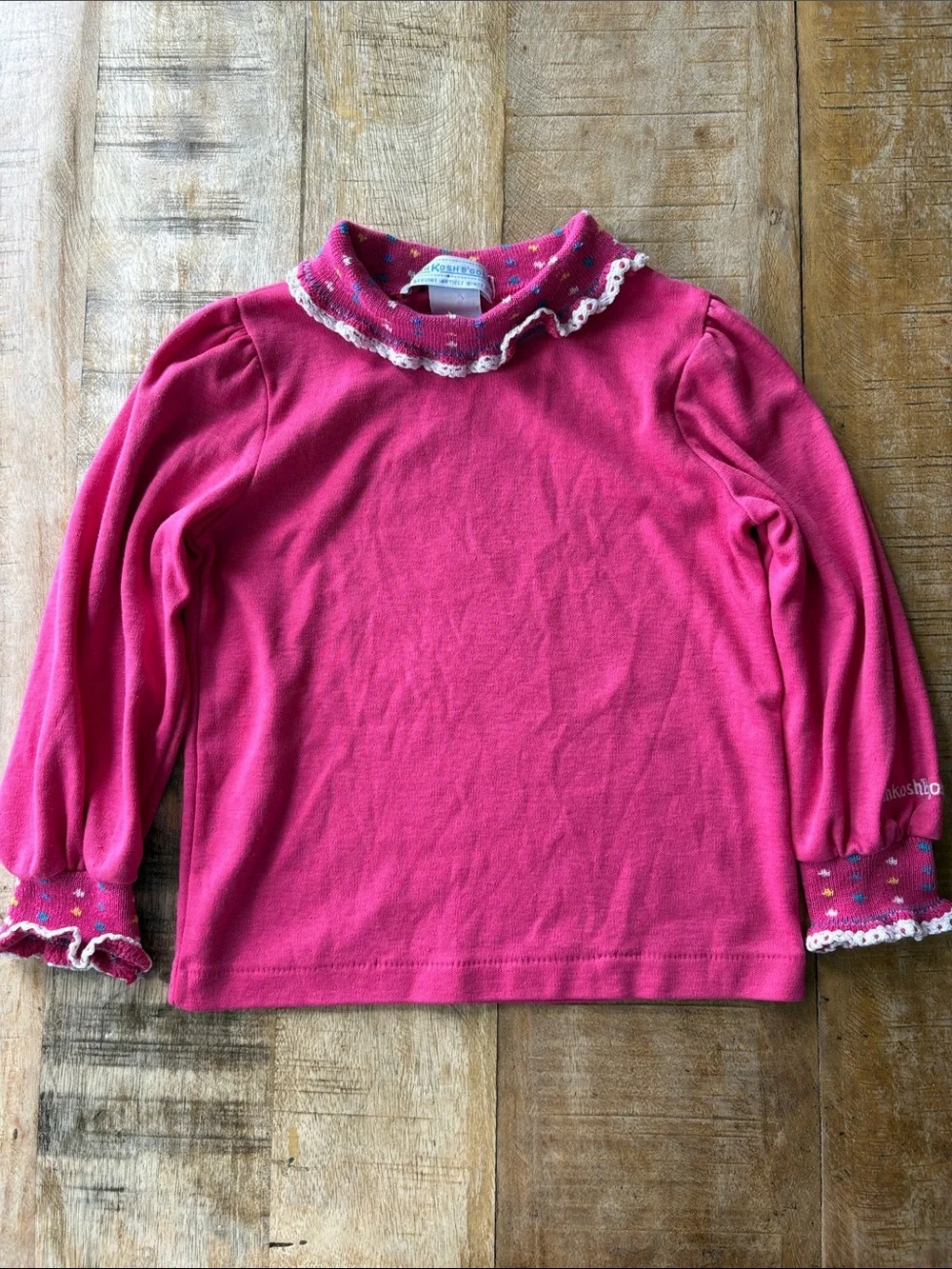 VTG OshKosh girls turtleneck top size 4t